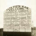 Alta Vista Ball Park Scoreboard Sign