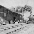 Chicago, Rock Island and Pacific Railway Depot at Paxico, Kansas – c.1900