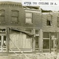 Alta Vista Post Office and Drug Store After Tornado – c.1912