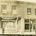 Hull Drug Store and U.S. Post Office Before Tornado – c.1912