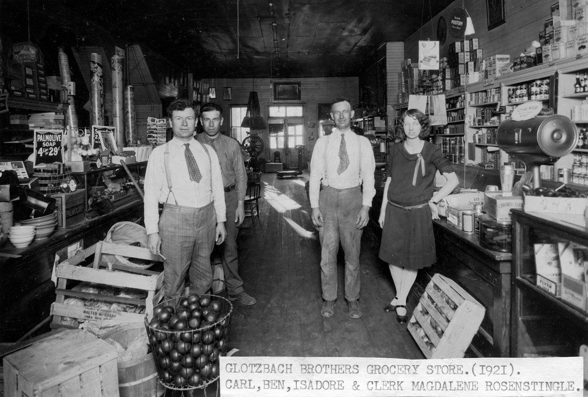 Interior View of the Glotzbach Store, Paxico, Kansas