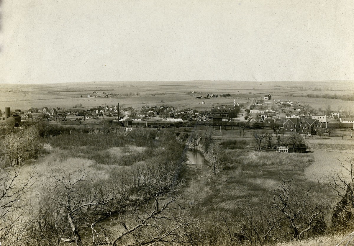 Bird’s-eye View of McFarland, Kansas - 1918