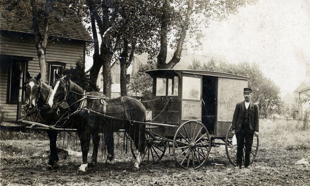 August Hansen’s Dairy Wagon, McFarland, Kansas