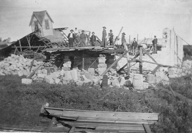 Christian Church Destroyed by Tornado - 1911