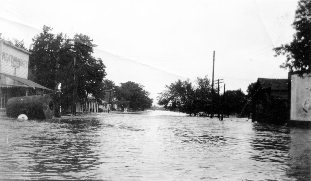 Flood of 1935 Newbury Street, Paxico, Kansas